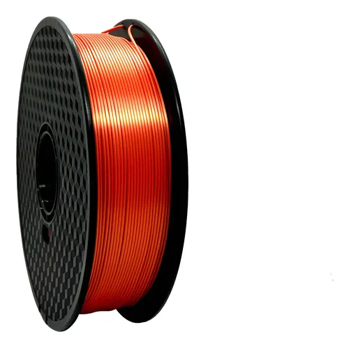 Filamento Hellbot Ecofila Pla Silk 1,75mm 1kg Color Naranja