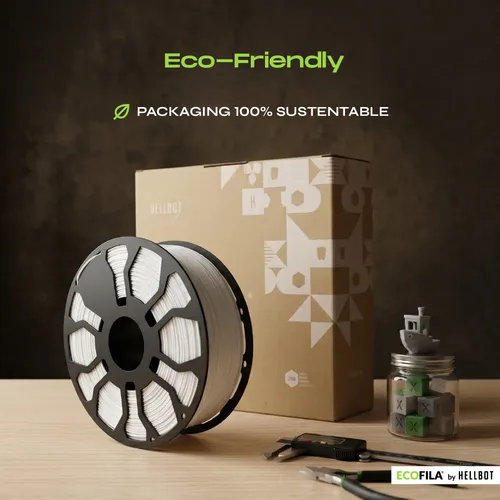 Filamento Pla Hellbot Ecofila 1.75mm 1kg Impresión 3d