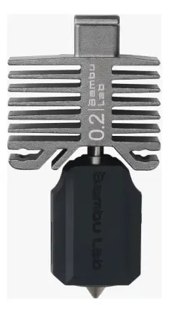 Hotend 0.2mm Acero Inoxidable Para Bambu P1 X1 Original
