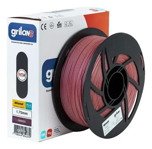 Filamento Pla Wood Madera Grilon3 1kg 1.75mm Impresion 3d