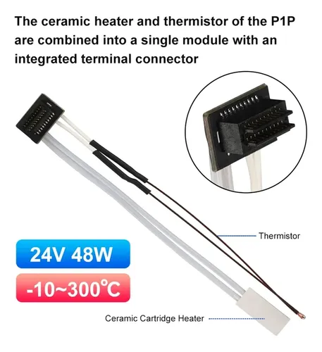 Calentador De Cartucho Cerámico Thermistor Para P1p P1s 24