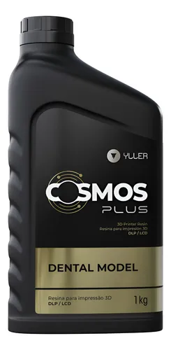 Resina 3d Cosmos Plus Gris Dental Model 1kg Alta Velocidad