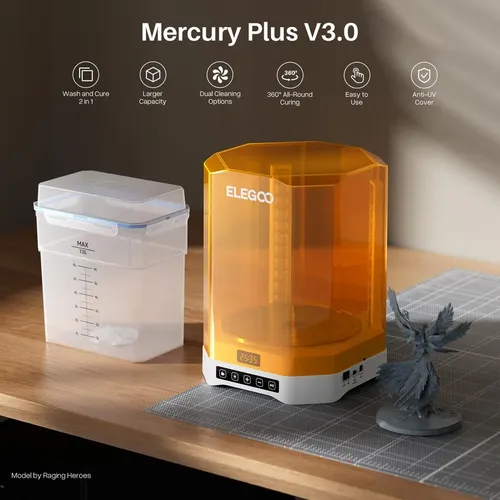 Estación De Lavado Y Curado Elegoo Mercury Plus 7,5 L