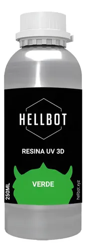 Resina Dura Uv  Hellbot 250ml Impresora 3d Dlp