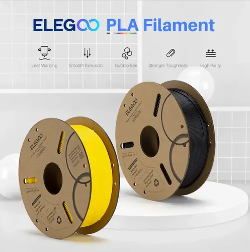 Filamento Elegoo PLA 1.75mm 1kg Rosa Para Impresora 3D FDM
