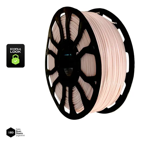 Filamento Hellbot V2 Ecofila Pla Lock 1kg Color Piel/marfil