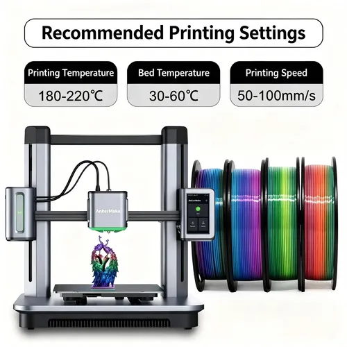 Filamento Pla Seda Arcoiris Impression 3d 3u De 1,75 Mm