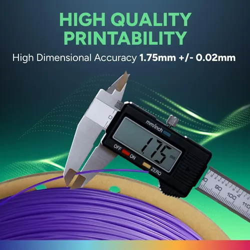 Filamento Tpu 1.75mm Para Impresora 3d Flexible Purpura 1kg