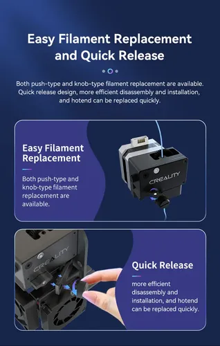 Kit Extrusor E·fit Creality 3d Piezas Doble Engranaje Bowden