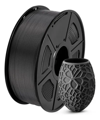 Hilo De Impresora 3d Sunlu Pla De 1,75 Mm, 1 Kg +/- X35, 0,0 Negro