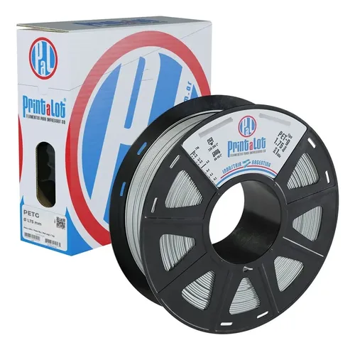 Filamento Para Impresoras 3d Petg X 1kg Full :: Printalot Color Plata Ø 1,75 mm