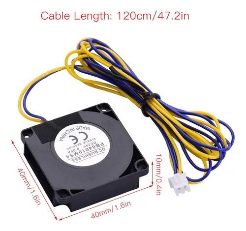 Ventilador Negro Para Impresora 3d, 2 Unidades, Refrigeració