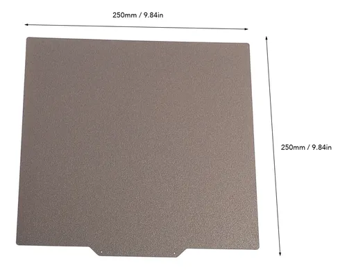 La Plataforma De Impresora 3d Imprime La Cama Pei Texturizad