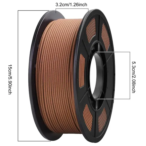Filamento Pla De Madera Amarillo 200g For Impresora 3d 1.75