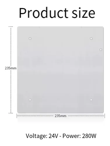 Para Placa De Cocción K1, 24 V, 280 W, 235 X 235 Mm, Para K1