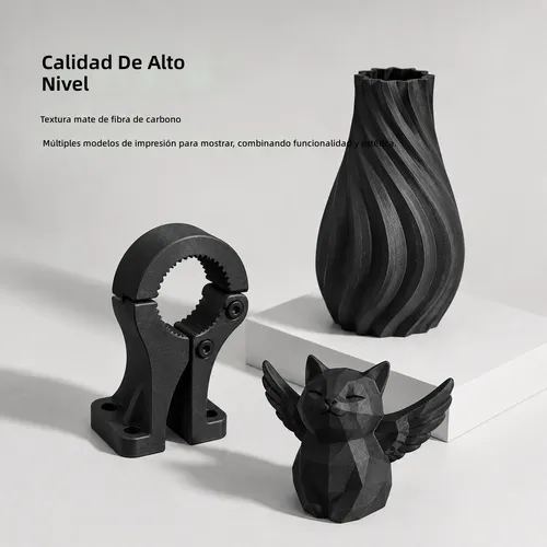 Filamento Pla-cf Fibra De Carbono 1.75mm 1kg Impresión 3d