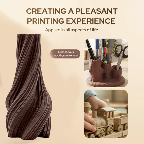 For Filamento De Madera De Nogal 200g Pla Para Impresora 3d