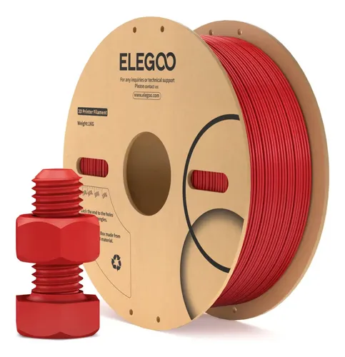 Filamento 3d Elegoo Abs 1kg 1.75 Mm Rojo