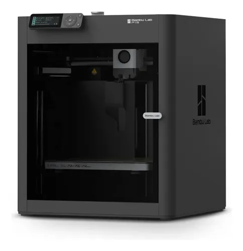 Impresora 3D Bambu Lab P1S color negro con tecnología de impresión FDM