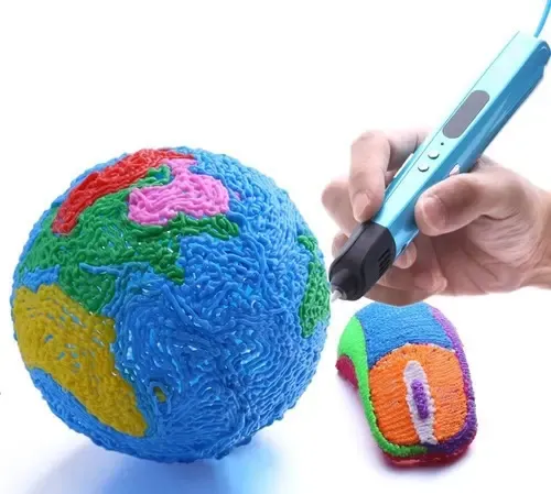 Kit De Filamento Abs Repuesto 20 Colores 200 M Para Lápiz 3d