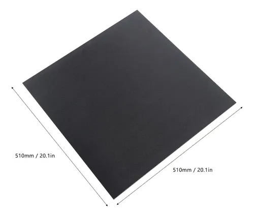 Placa Vidrio Templado 3d 510x510x4mm Alta Dureza