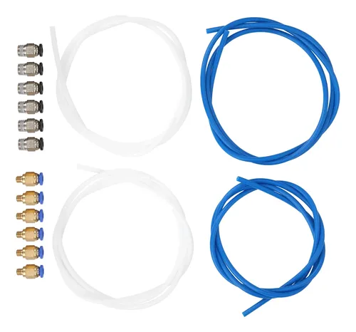 Accesorios Impresora 3d 4 Tubos Ptfe 6 Conectores