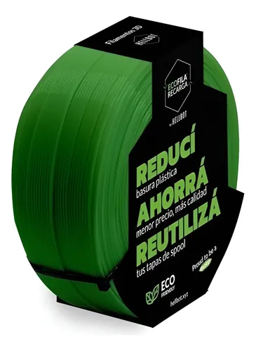 Filamento 3d Hellbot Ecofila Recarga Petg 1,75mm 1kg
