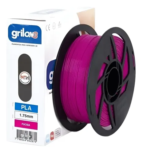 Filamento Pla Ingeo Grilon3 1kg – 1.75mm Impresion 3d Dropix Color Fucsia
