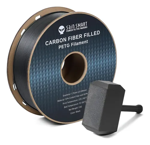 Filamento Petg De Fibra De Carbono Sainsmart, Resistente