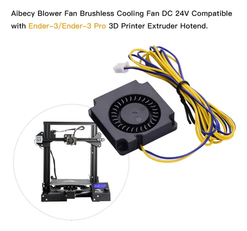 Ventilador Negro Para Impresora 3d, 2 Unidades, Refrigeració