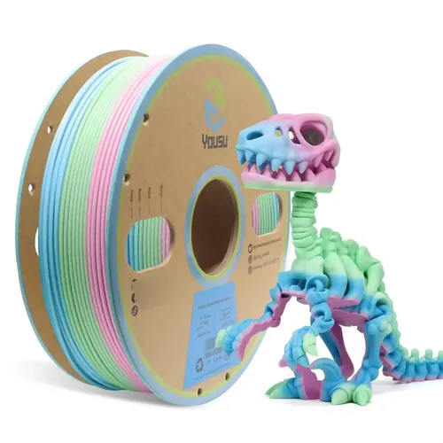 Filamento Pla Seda Arcoiris Impression 3d 3u De 1,75 Mm