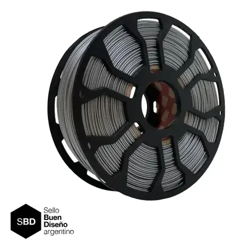 Filamento Hellbot V2 Ecofila Pla Lock 1kg Color Plateado
