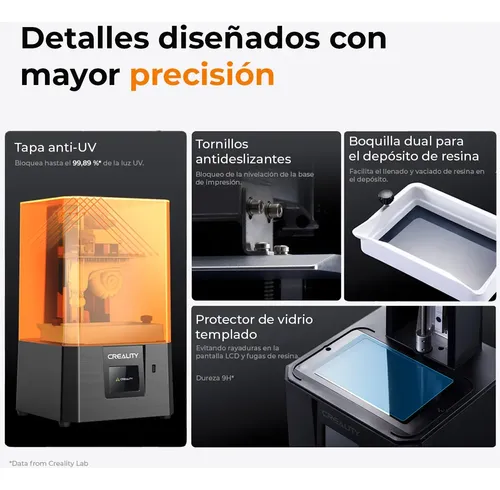 Combo Impresora 3d Creality Halot R6+curadora Lavadora Uw-03