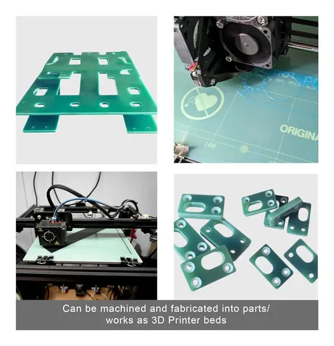 Placa Fibra Vidrio 3d Impresora 235x235mm 3 Unidades