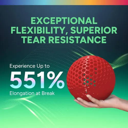 Overture Filamento Tpu 1.75mm Rollo Tpu Flexible, 95a Rojo