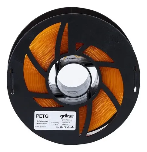 Filamento Petg 1.75mm Grilon3 Impresora 3d Colores Color Ambar