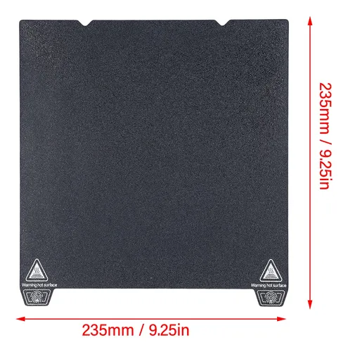 Placa Base Doble Cara Pei 235x235mm Impresora 3d