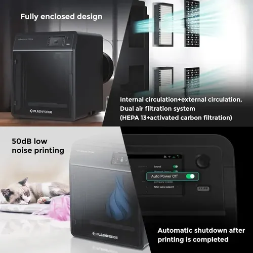 Impresora 3D Flashforge Adventurer 5M Pro Con Nivelación Automática y Control Remoto
