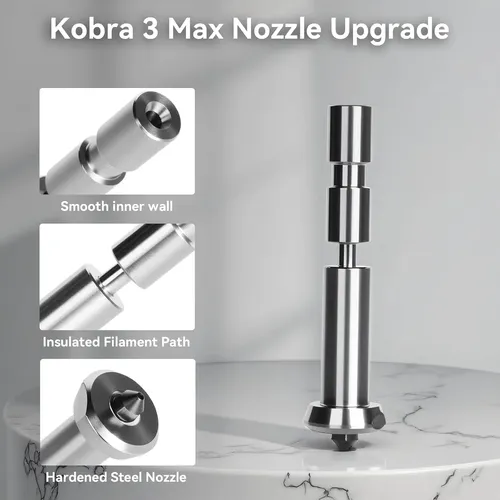 Boquilla Acero 0.4mm 3pcs Kit Hotend Para Kobra 3 Max Combo