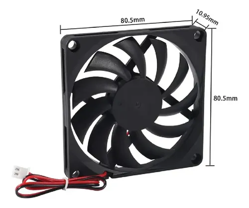 Ventilador A Rodamiento 8010 24v