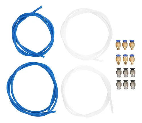 Accesorios Impresora 3d 4 Tubos Ptfe 6 Conectores