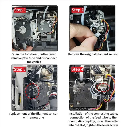 Reemplazo Del Interruptor Hall Para El Interruptor Hall Con Sensor De Filamento X1c