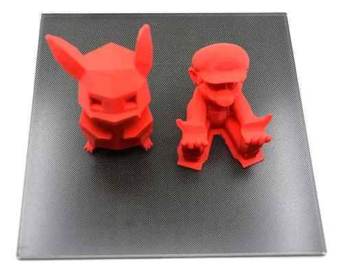 Placa Vidrio Templado 3d Impresora 235x235mm Con Clips