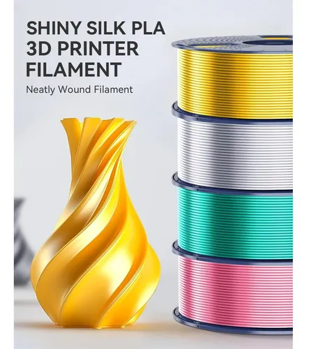 Filamento Pla Seda Sunlu 1kg 1.75mm Oro Brillante