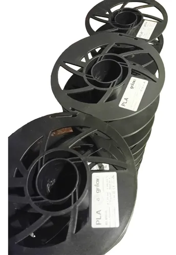 Carrete Rollo Filamento Bobina 3d Vacío 10 Unidades Negro