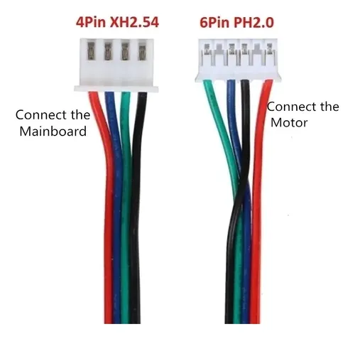 Cable Motor Nema Xh2.54 A Ph2.0 De 1 Metro 3d Laser Cnc