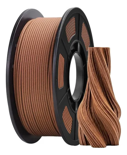 Filamento Pla De Madera Amarillo 200g For Impresora 3d 1.75