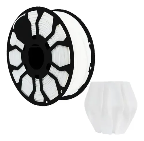 Filamento PET-G Hellbot V2 Blanco de 1.75 mm y 1 kg