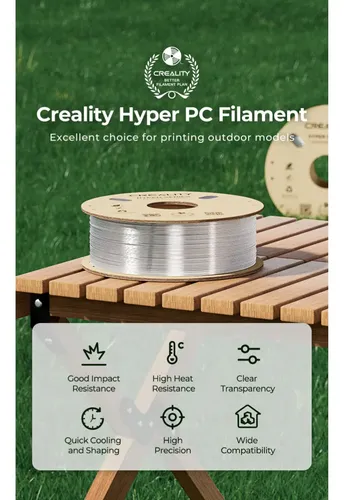 Filamento Hyper Pc Creality 1.75mm 1kg