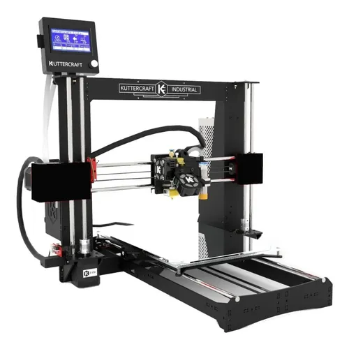 Impresora 3D Kuttercraft PK3 color negro con tecnología de impresión FDM